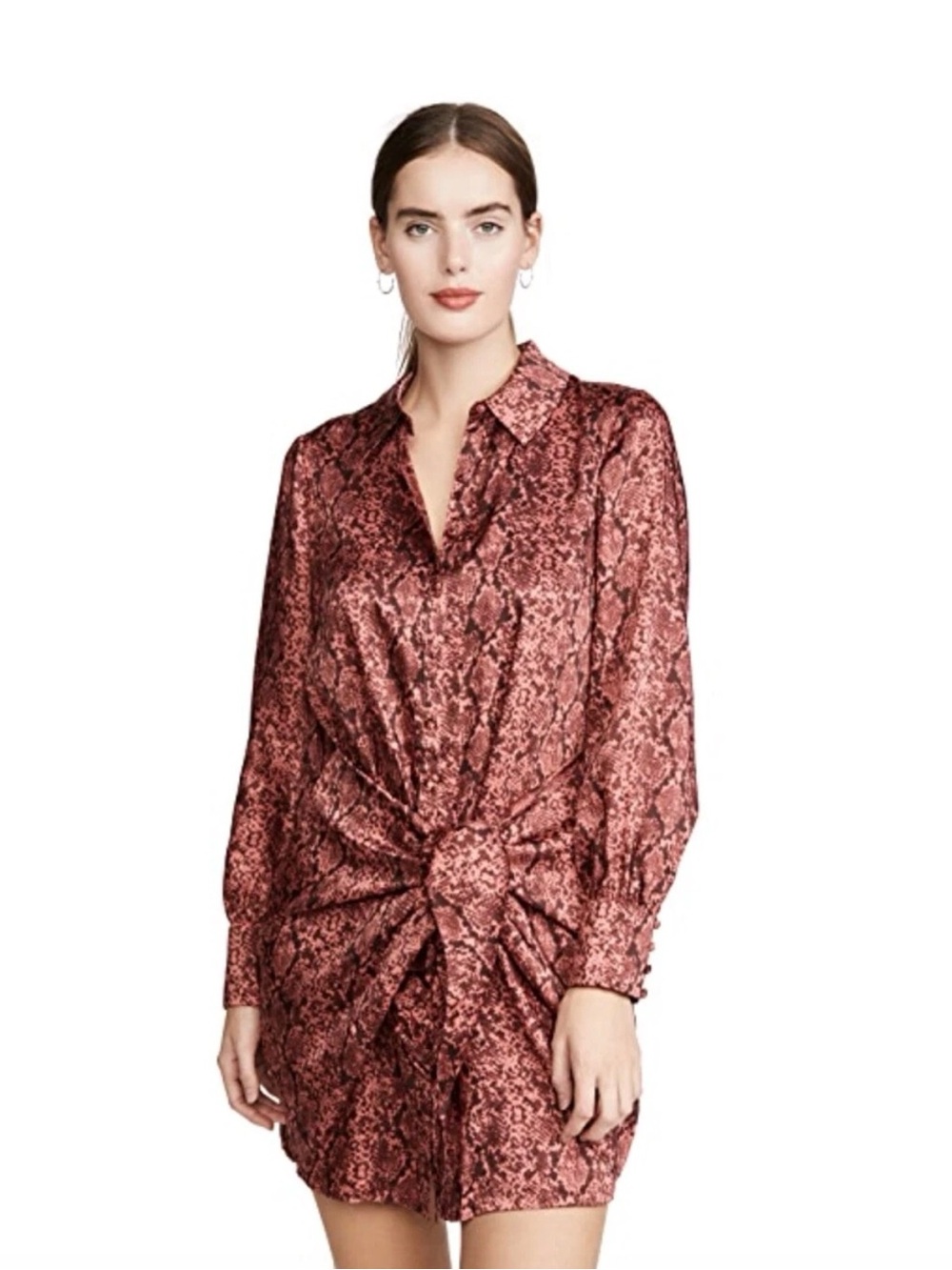 Cinq a Sept McKenna Front Twist Mini Shittdress